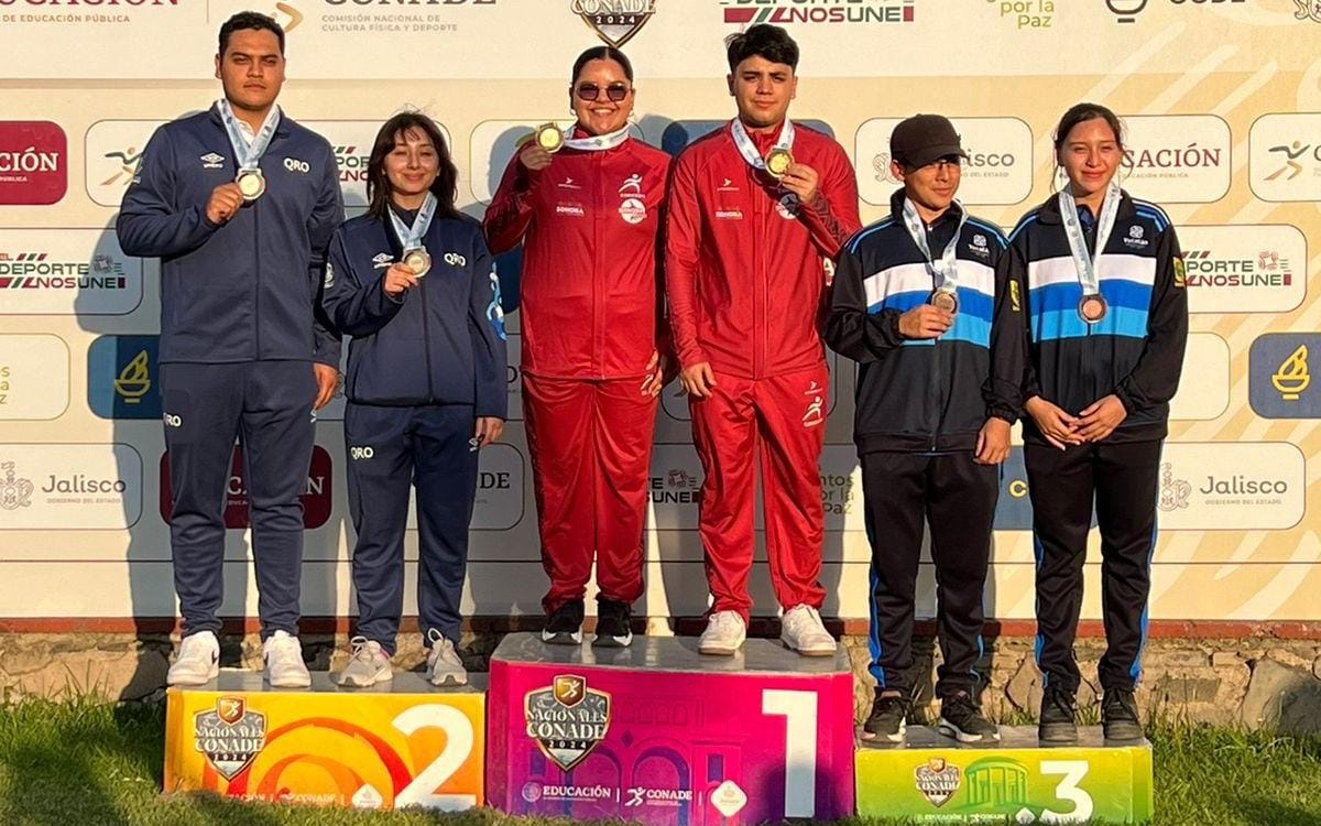 Tiro deportivo de Querétaro cierra con 10 medallas en Nacionales CONADE 2024