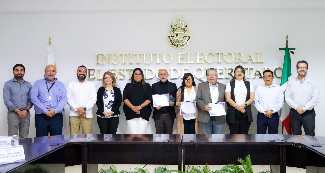 Reconoce UNAM al Programa de Resultados Electorales Preliminares del IEEQ