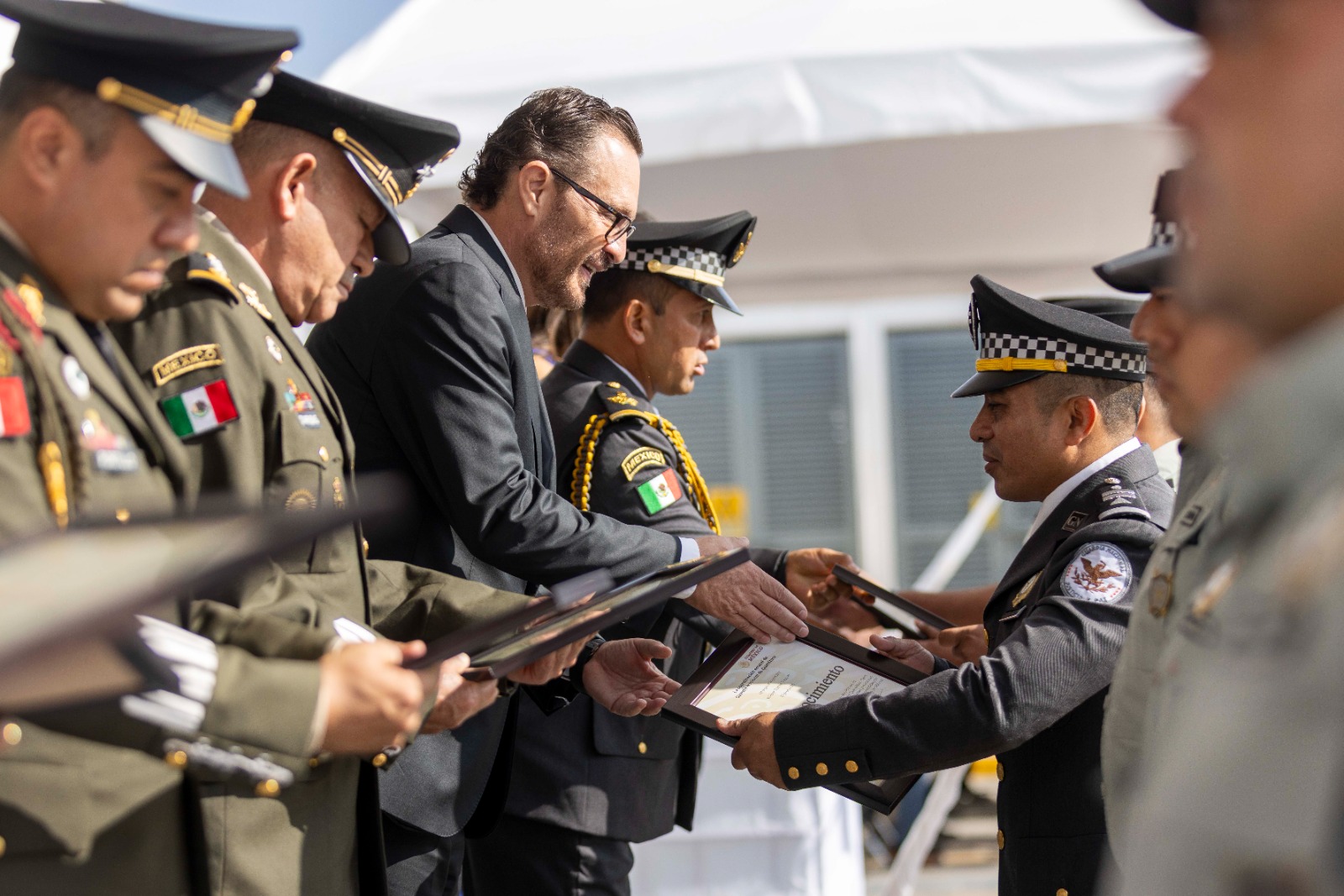 Atestigua Mauricio Kuri ceremonia del Quinto Aniversario de la Guardia Nacional