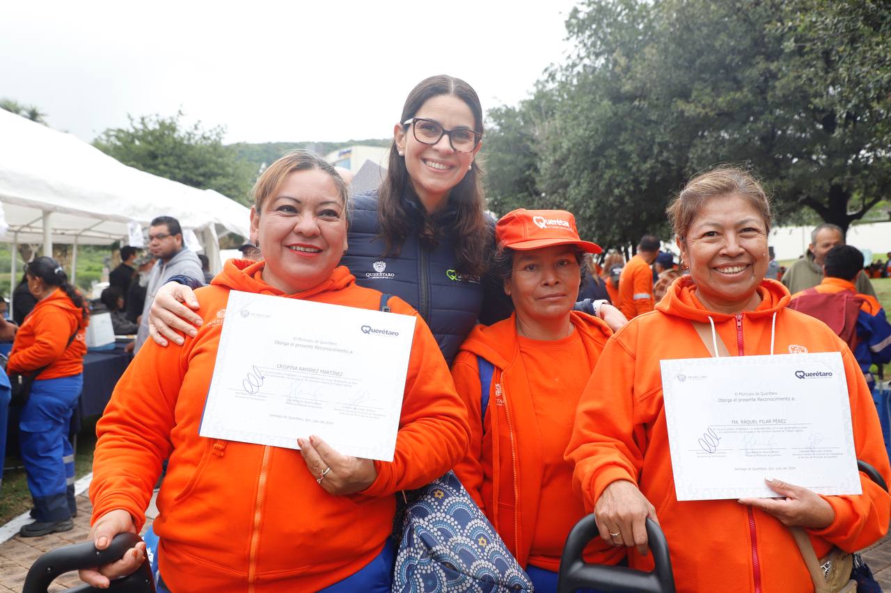 Entregan incentivos a trabajadores operativos del Municipio de Querétaro