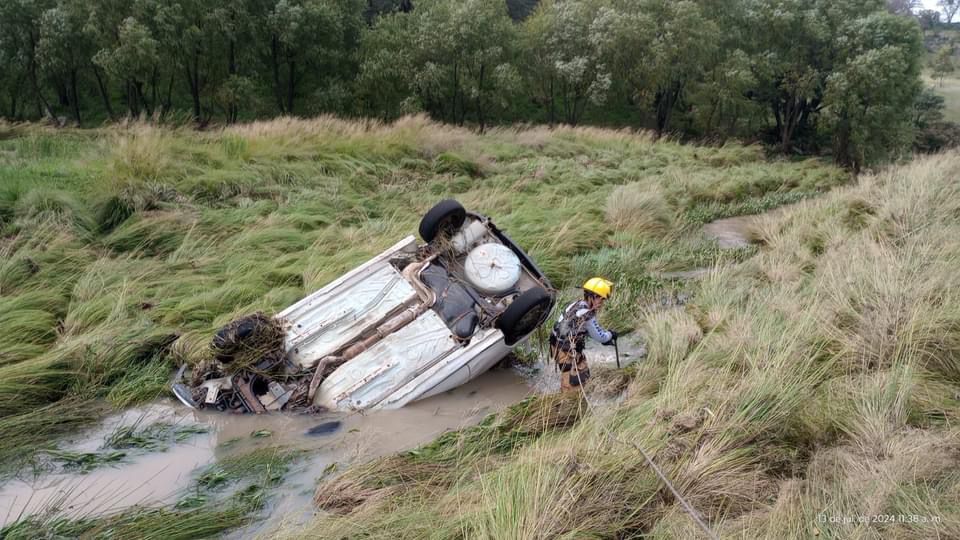 Localizan cuerpo de la segunda menor arrastrada por el agua en Amealco