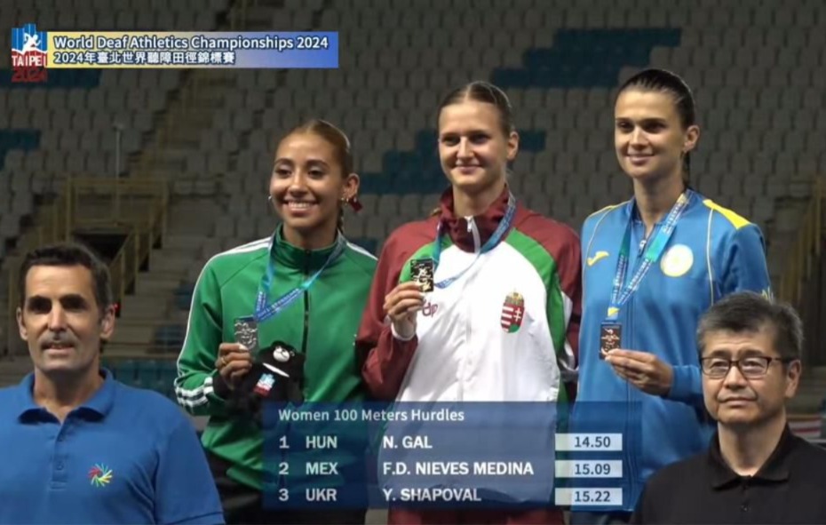 Mexicana subcampeona del mundoFreya Danaé Nieves Medina orgullo nacional..