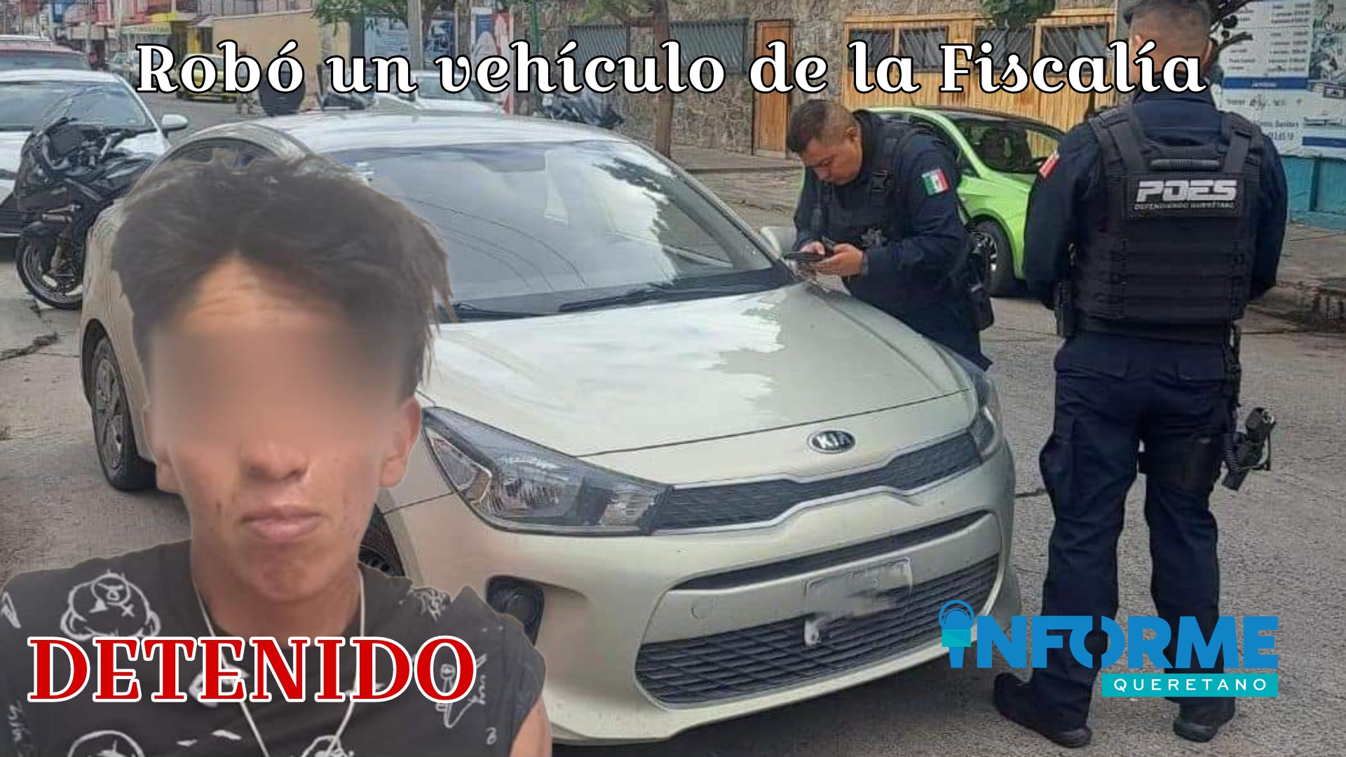 Detenido fue liberado y robó un vehículo del estacionamiento de la Fiscalía del Estado