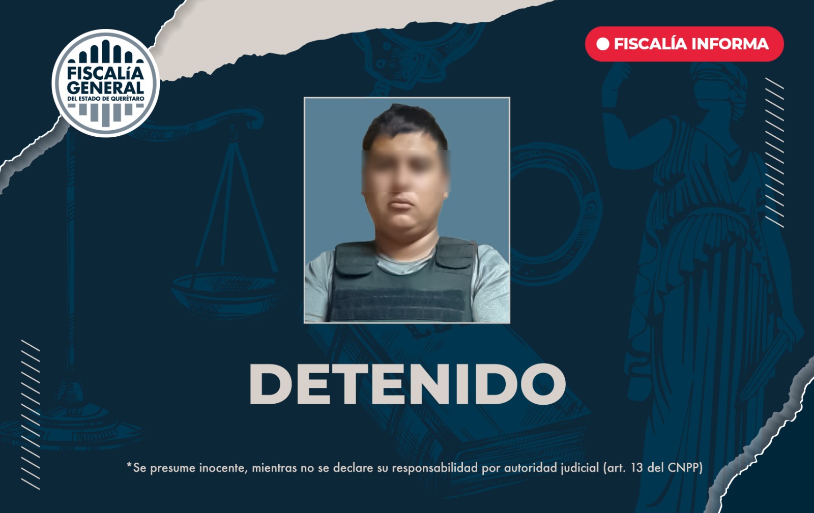 Detiene FGE a generador de violencia en San Juan del Río