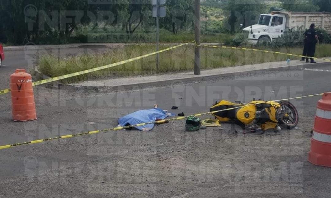 Muere motociclista tras chocar con un camión materialista en la carretera estatal 200