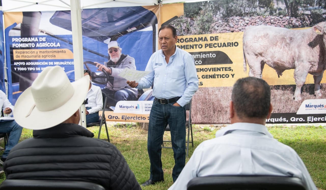 El Marqués impulsa competitividad agropecuaria, con apoyos para ocho comunidades