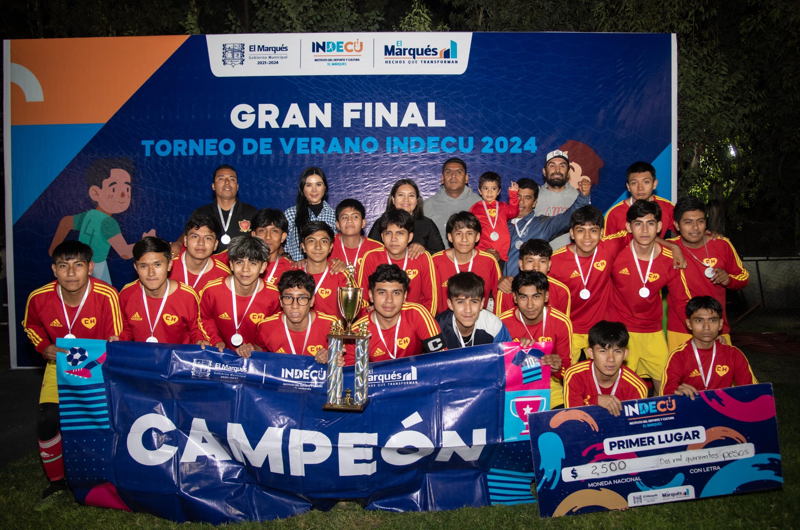 Claudia Martínez clausura Torneo de Verano INDECU 2024, en El Marqués