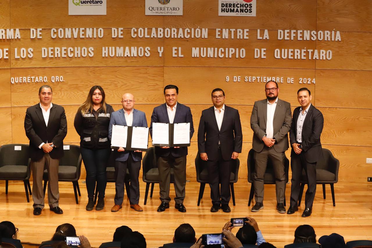 Municipio y Derecho Humanos realizan convenio para capacitar a inspectores