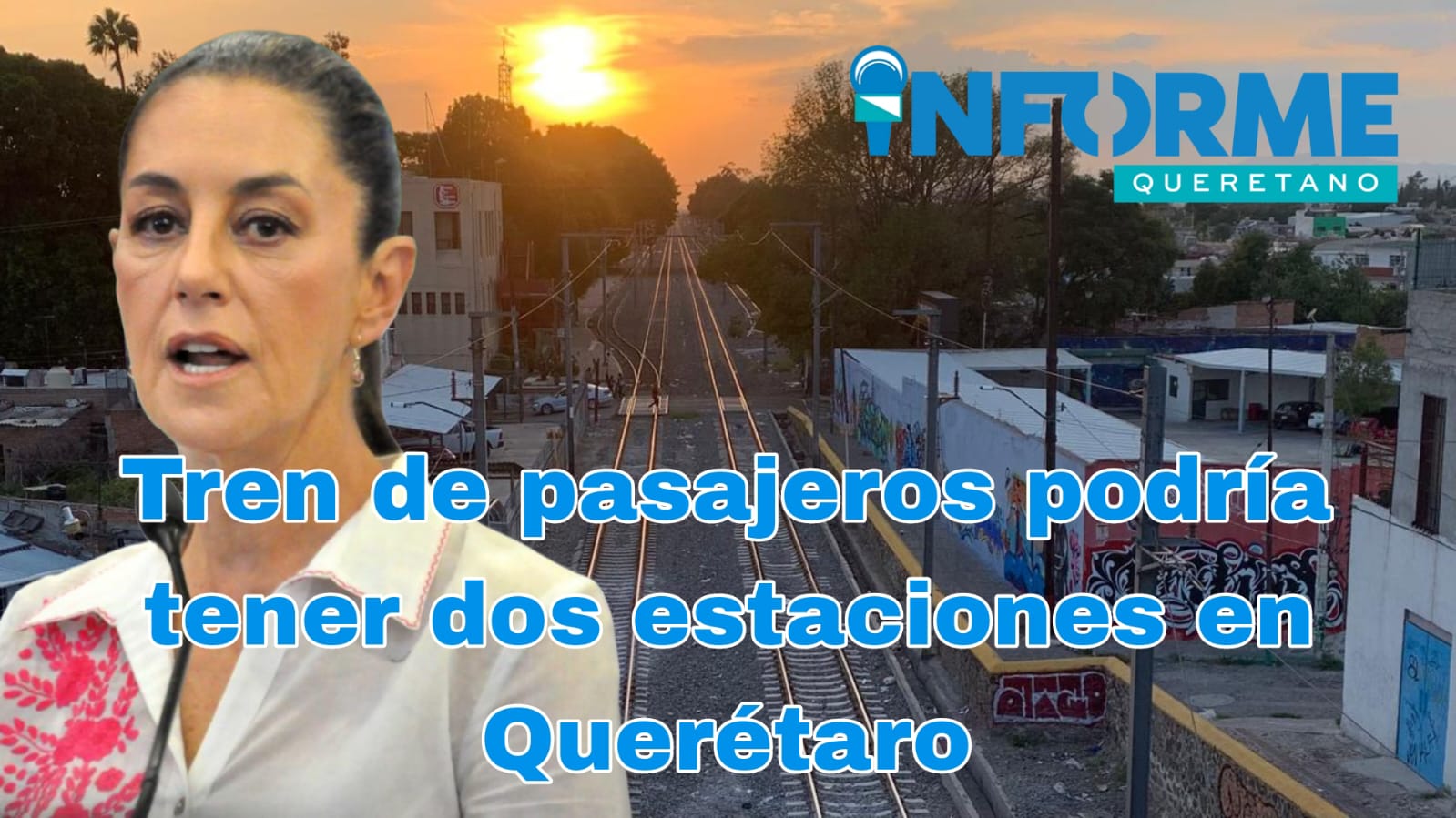 Podría tener tren de pasajeros dos estaciones en Querétaro