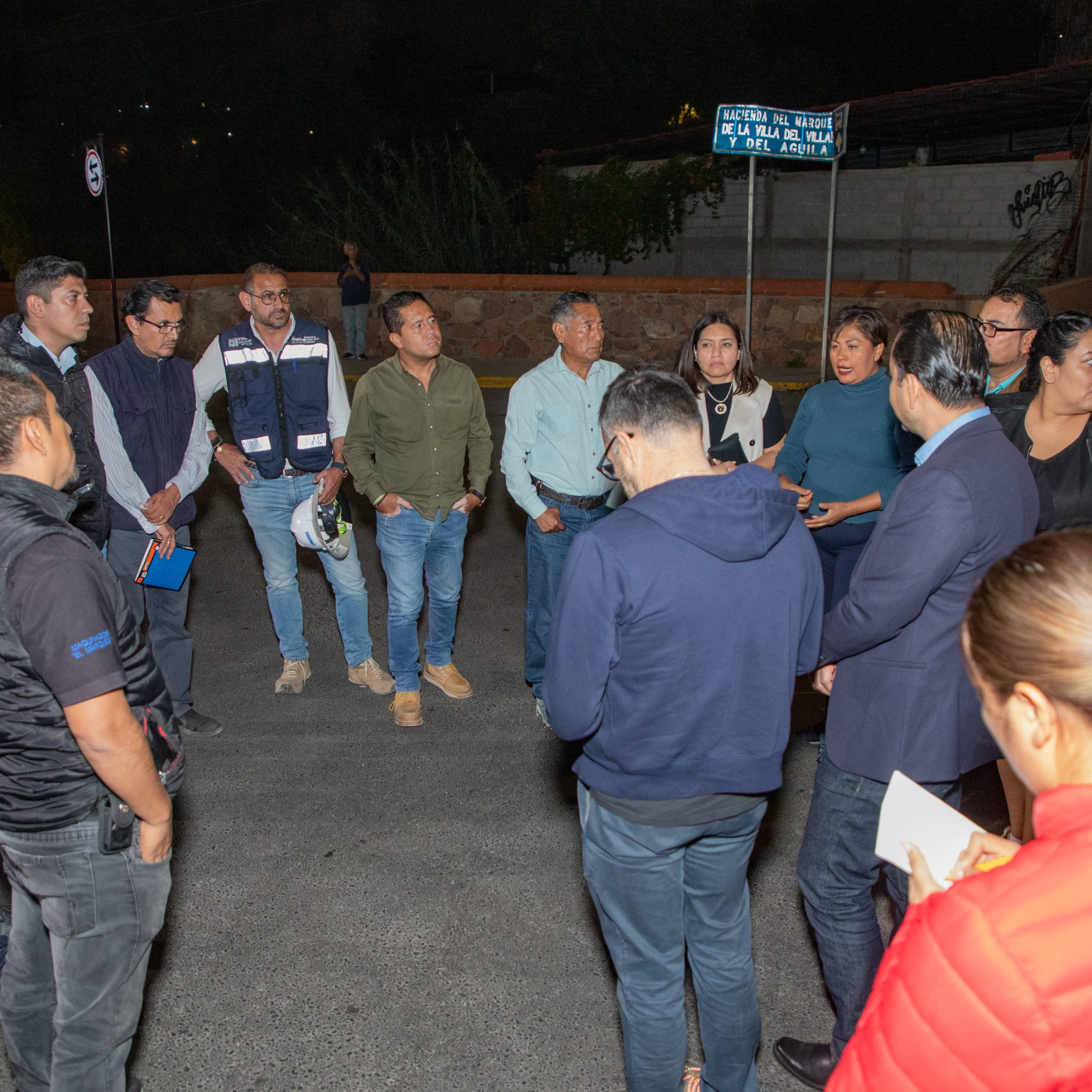 Autoridades de El Marqués realizan recorrido por el circuito vial de La Cañada