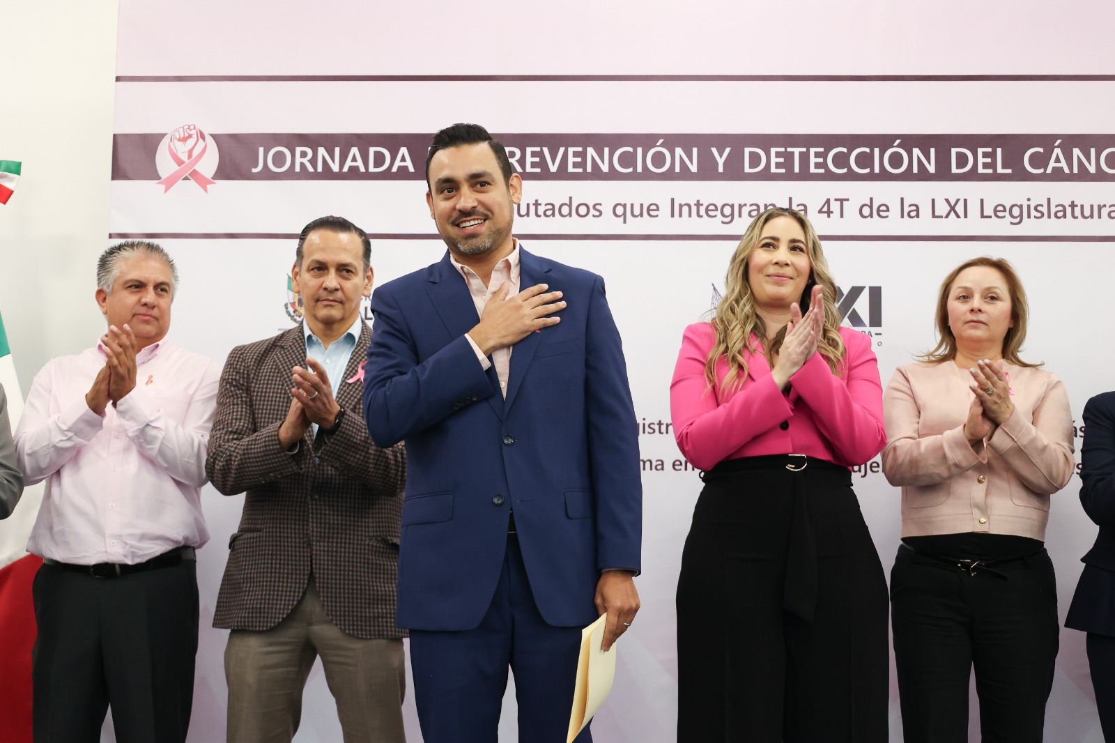 Se llevó a cabo Jornada de Prevención y Detección de cáncer de mama, en la sede del Poder Legislativo