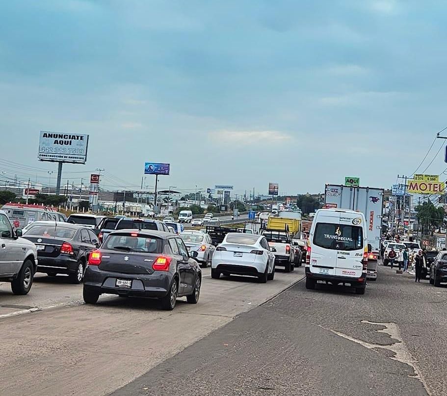 Carga vehicular por celebraciones a San Judas Tadeo