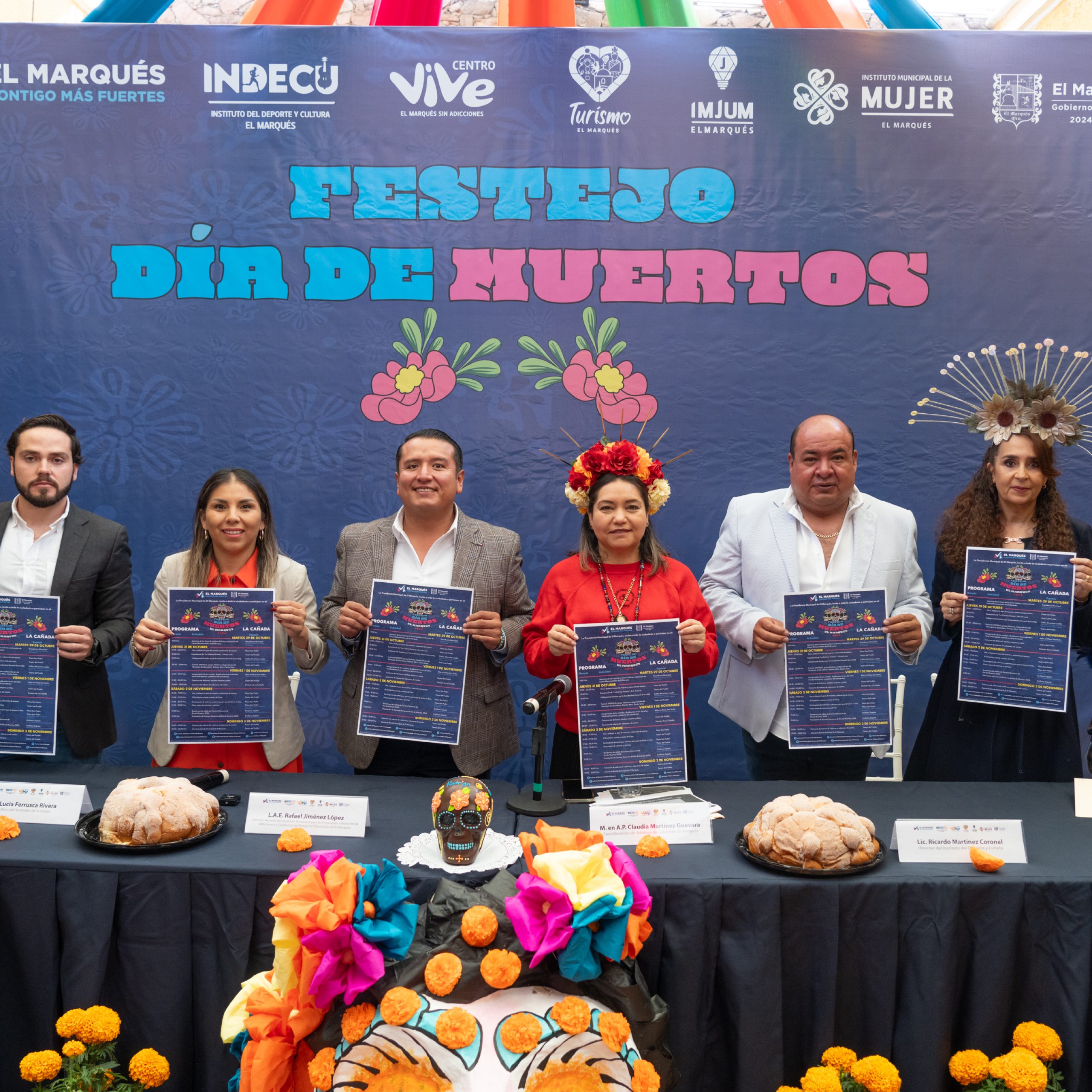 Presentan “Festejo Día de Muertos” en El Marqués