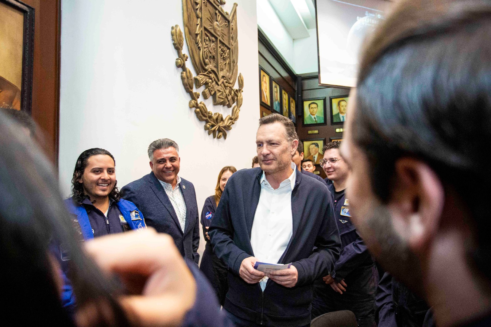 Alienta Gobernador a jóvenes del programa Contigo, Querétaro Digital te lleva al Espacio