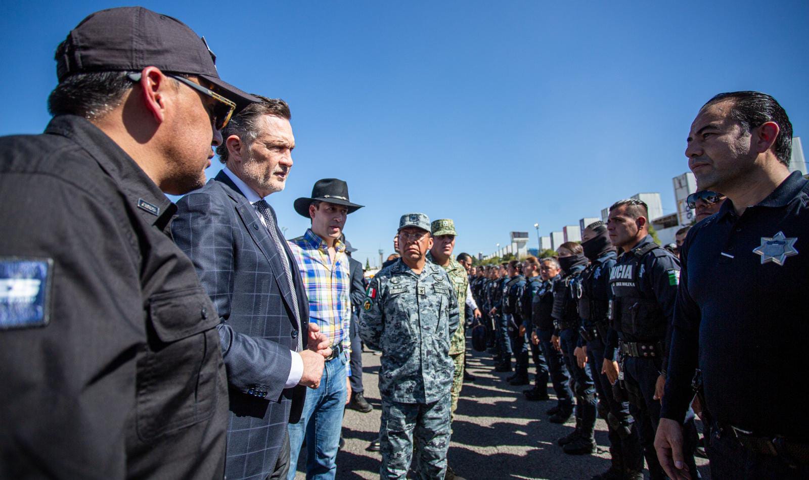 Realizan Pase de Revista de Seguridad en la Feria Internacional Ganadera de Querétaro