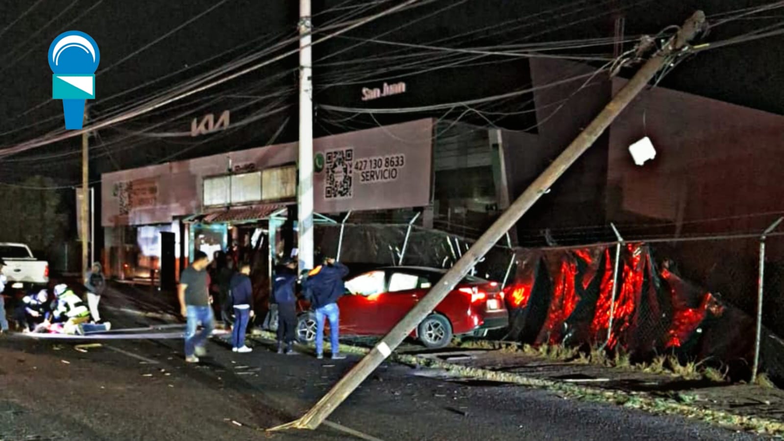 Ebrio conductor arrolló a dos menores de edad sobre la acera peatonal