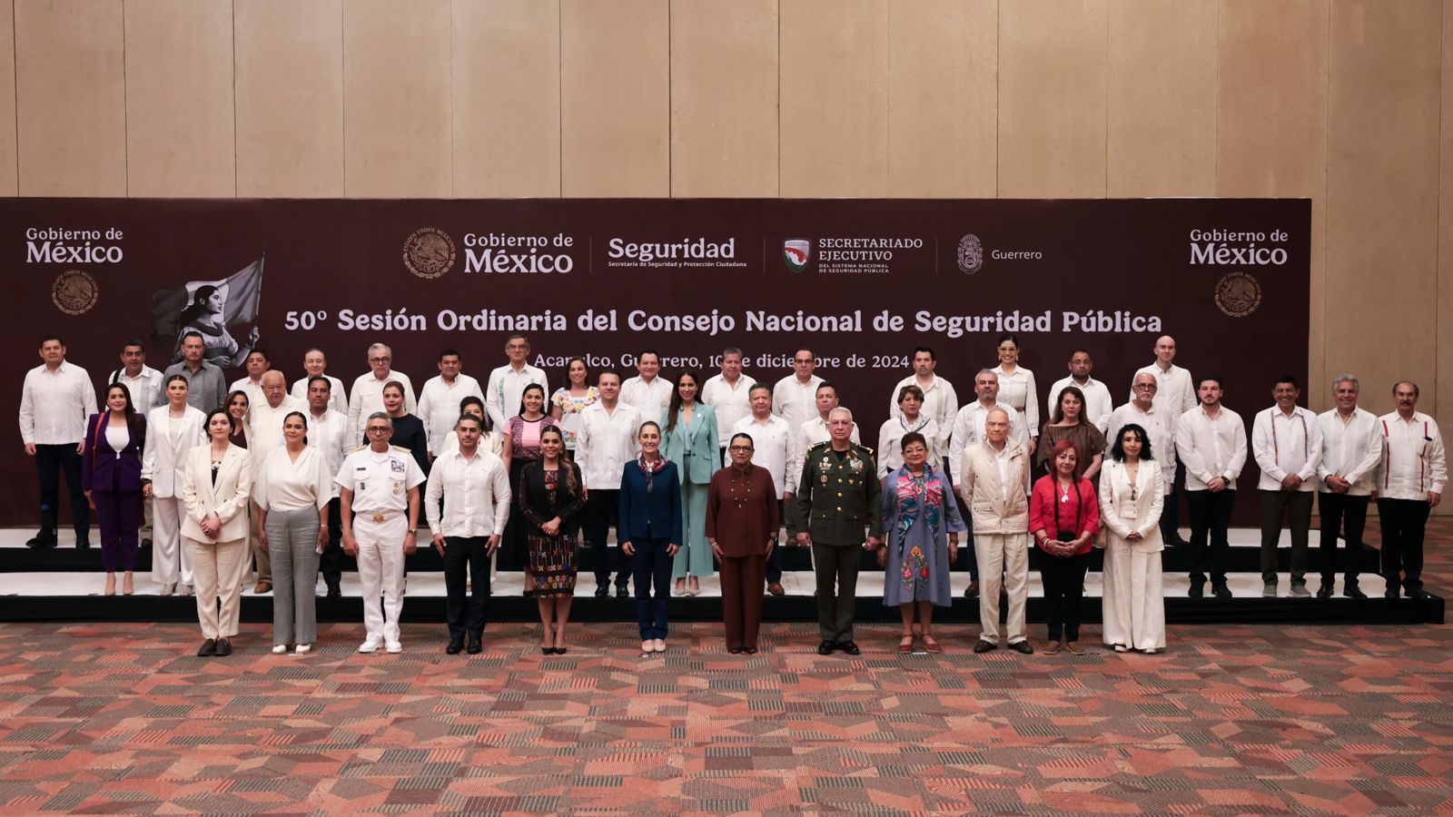 50 SESIÓN ORDINARIA DEL CONSEJO NACIONAL DE SEGURIDAD PÚBLICA DESDE ACAPULCO, GUERRERO