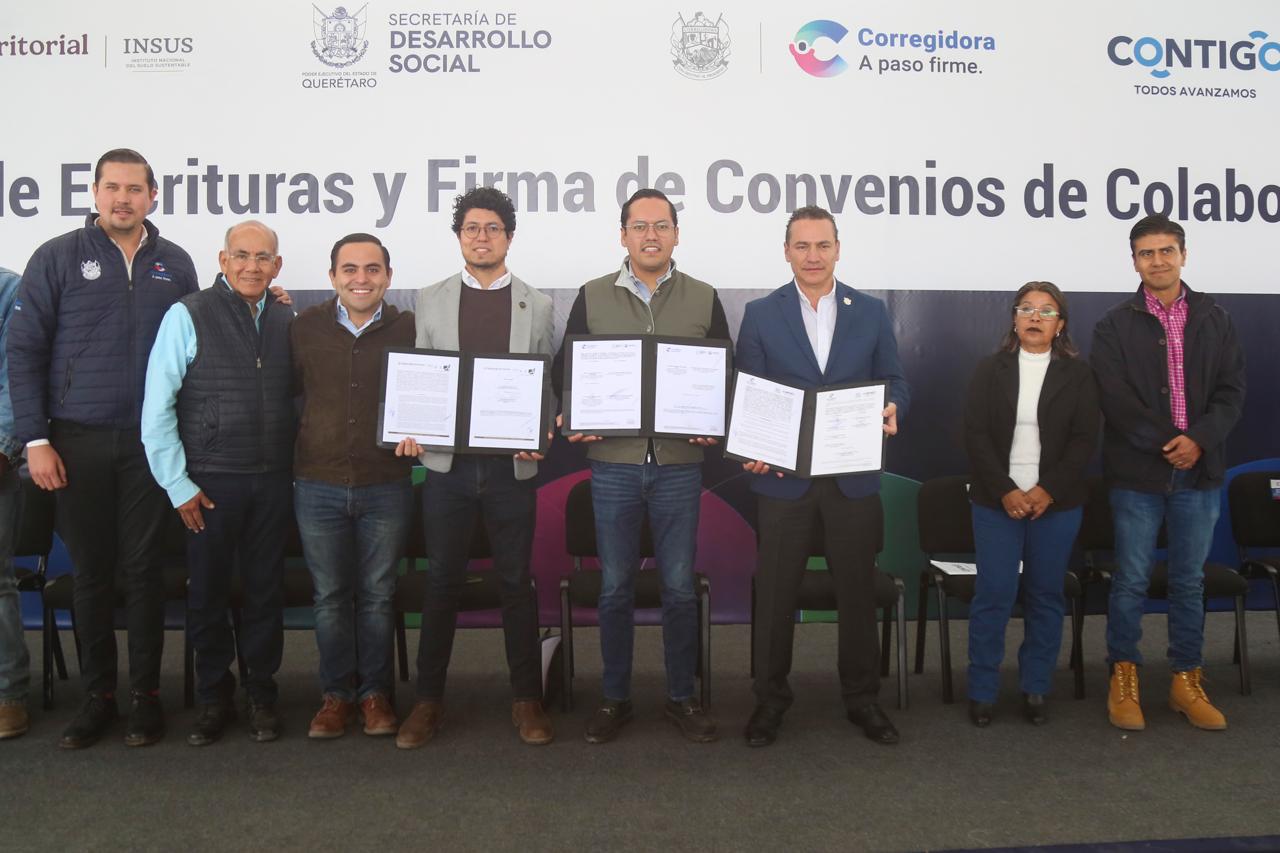 A Paso Firme hacia la certeza: Corregidora regulariza 159 predios y garantiza el patrimonio de sus habitantes