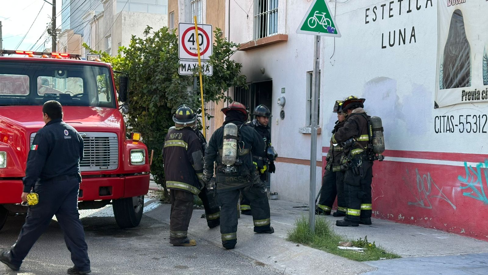 Se incendia vivienda en colonia Mision Carrillo