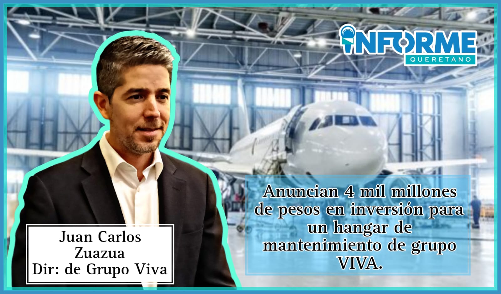 Viva Aerobus invertirá 4,000 mdp en hangar de mantenimiento en Querétaro