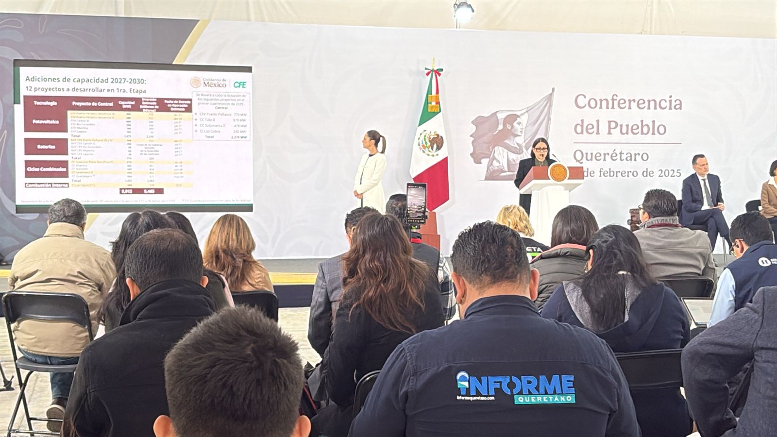 Gobierno federal apoyará infraestructura y energía en Querétaro en 2025