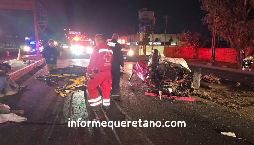 Dos muertos y dos lesionados en brutal choque en Paseo Central