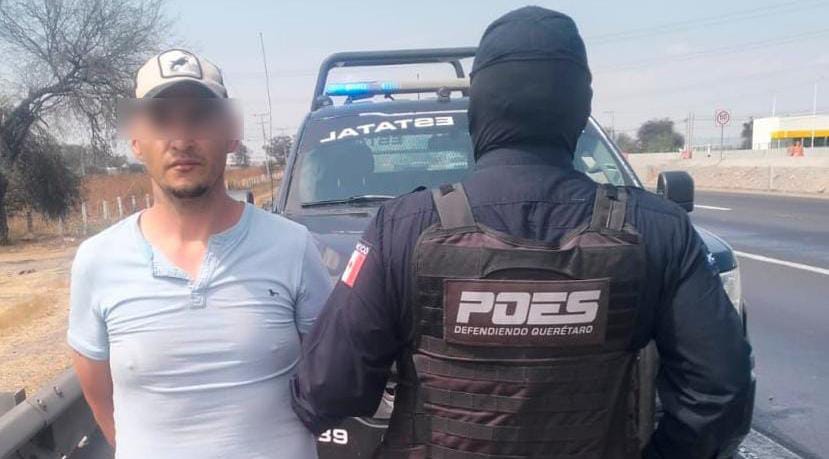 Individuo con orden de aprehensión vigente es detenido por POES