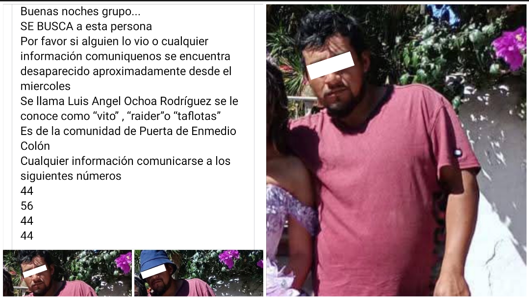 Localizan a un hombre  reportado como desaparecido sin vida