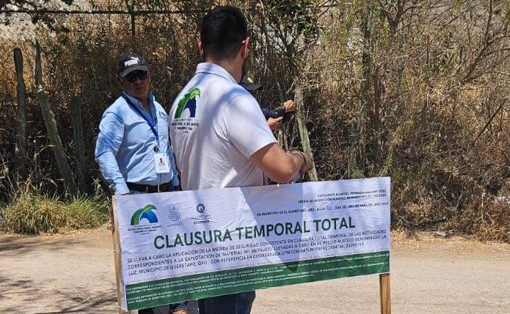 Municipio de Querétaro realiza operativo para asegurar cumplimiento ambiental en La Luz .