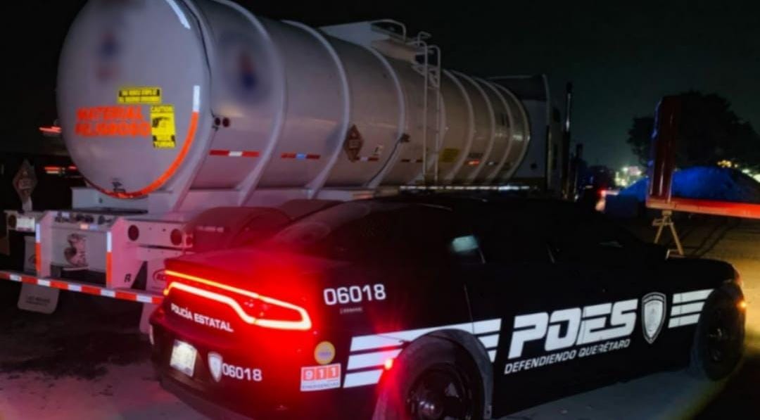 En Pedro Escobedo, POES detiene a hombre por robo de hidrocarburo