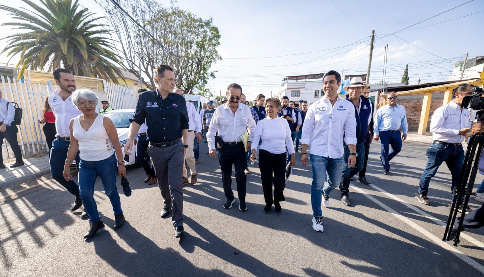 Entrega Mauricio Kuri mejoramiento de calles en Cerrito Colorado