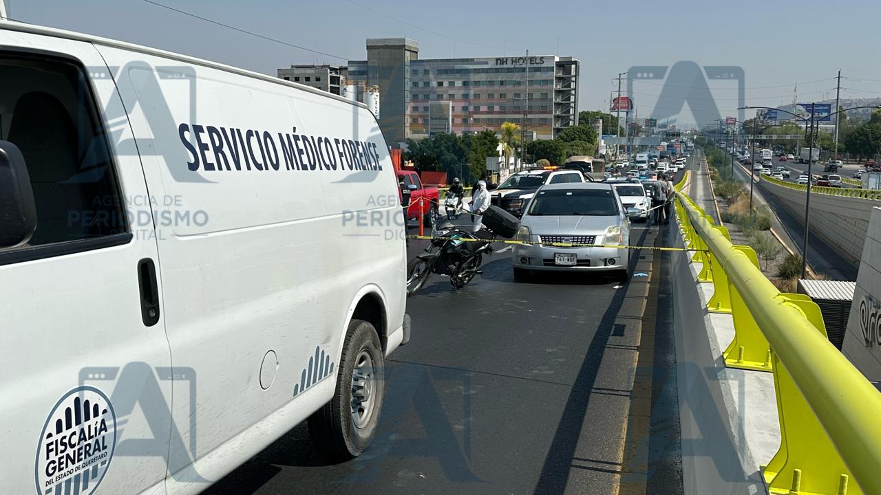 Fatal accidente deja sin vida a motociclista en Paseo 5 de Febrero