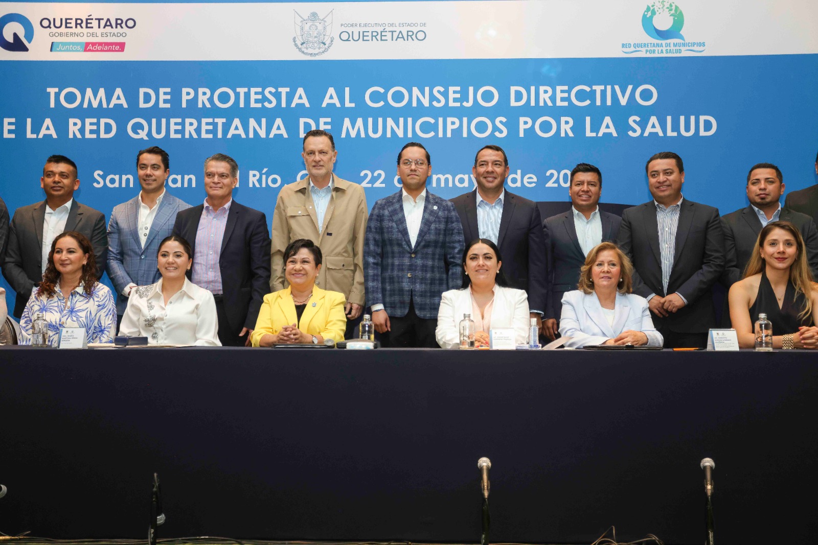 Chepe Guerrero toma protesta como presidente de la Red Queretana de Municipios por la Salud