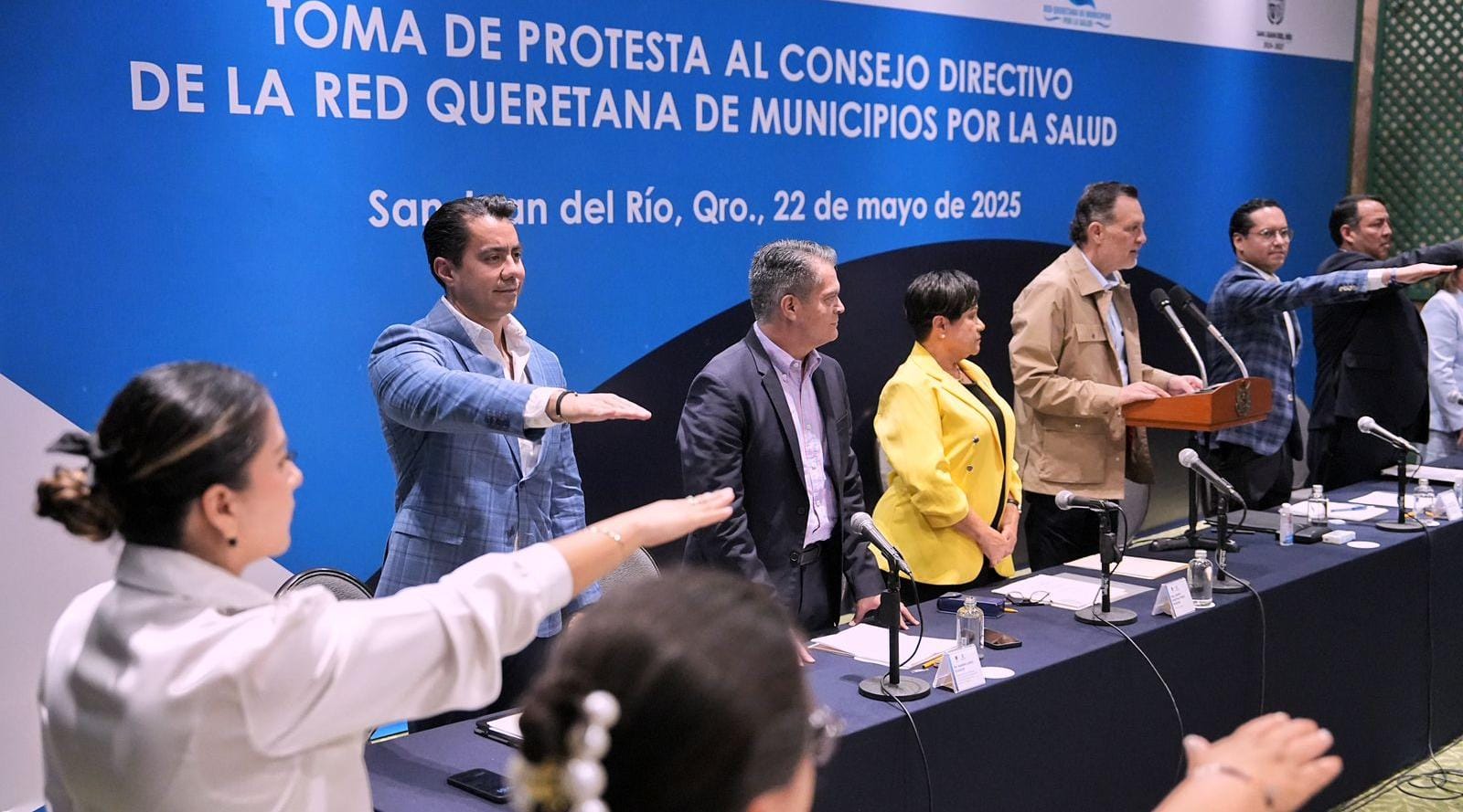 Felifer Macías rinde protesta como Vicepresidente de la Red Queretana de Municipios por la Salud