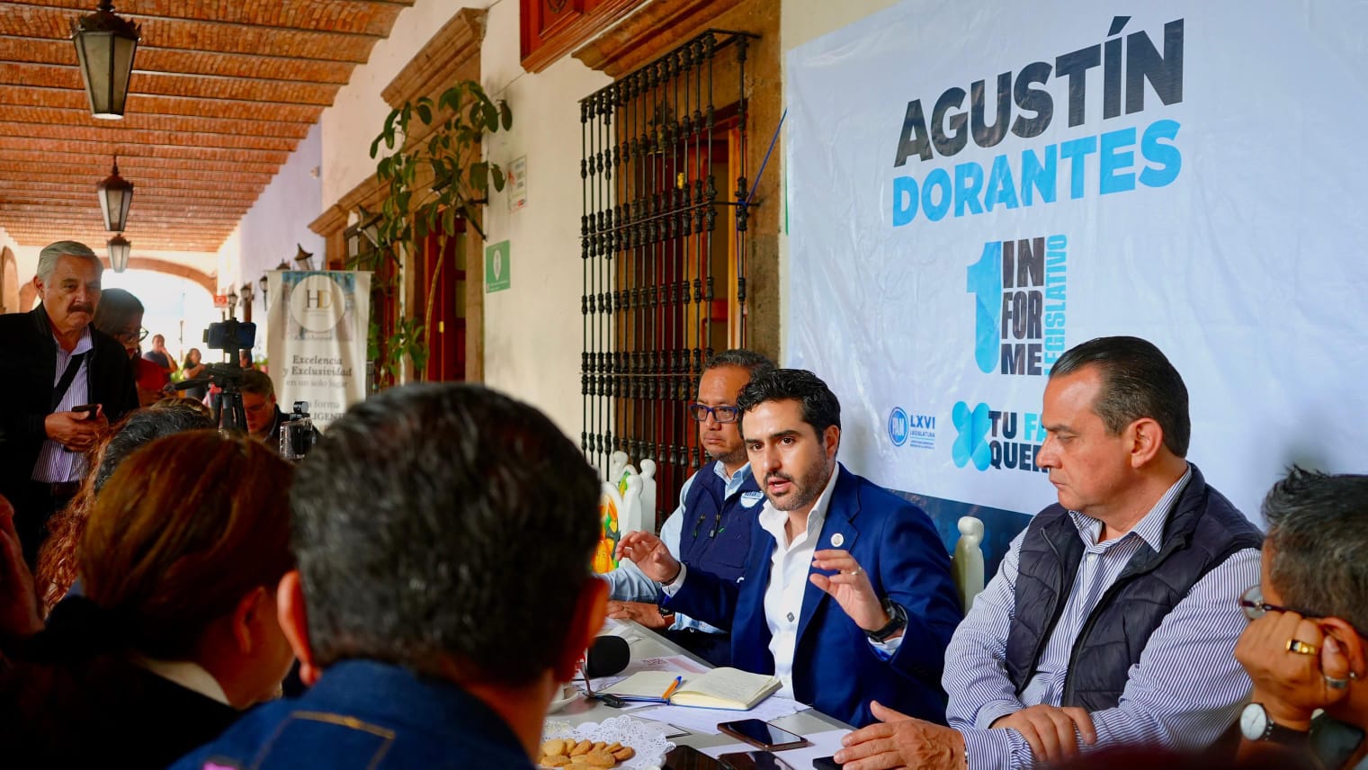 Escuchar y seguir apoyando a las familias, el objetivo del 1er. Informe Legislativo: Agustín Dorantes