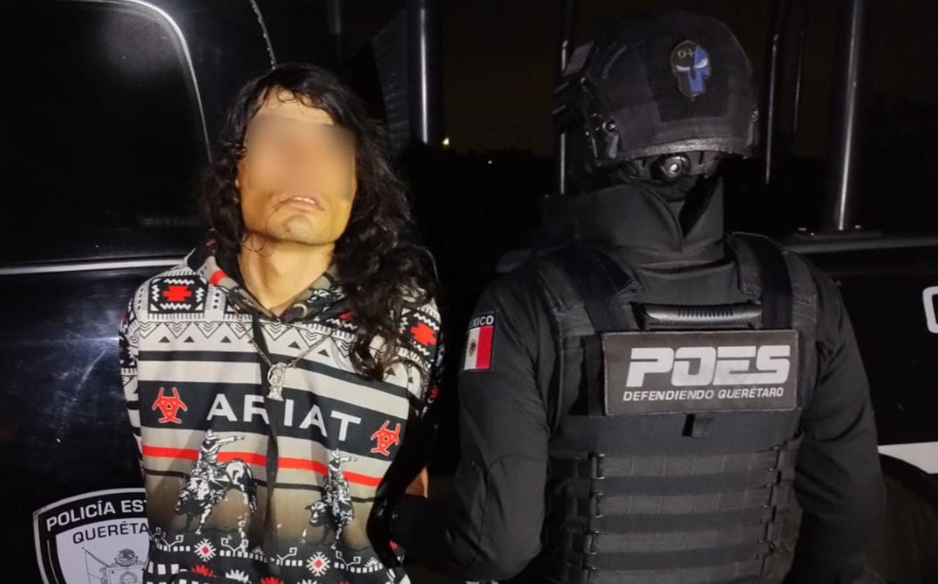 En Corregidora, POES detiene a sujeto por posesión de arma prohibida