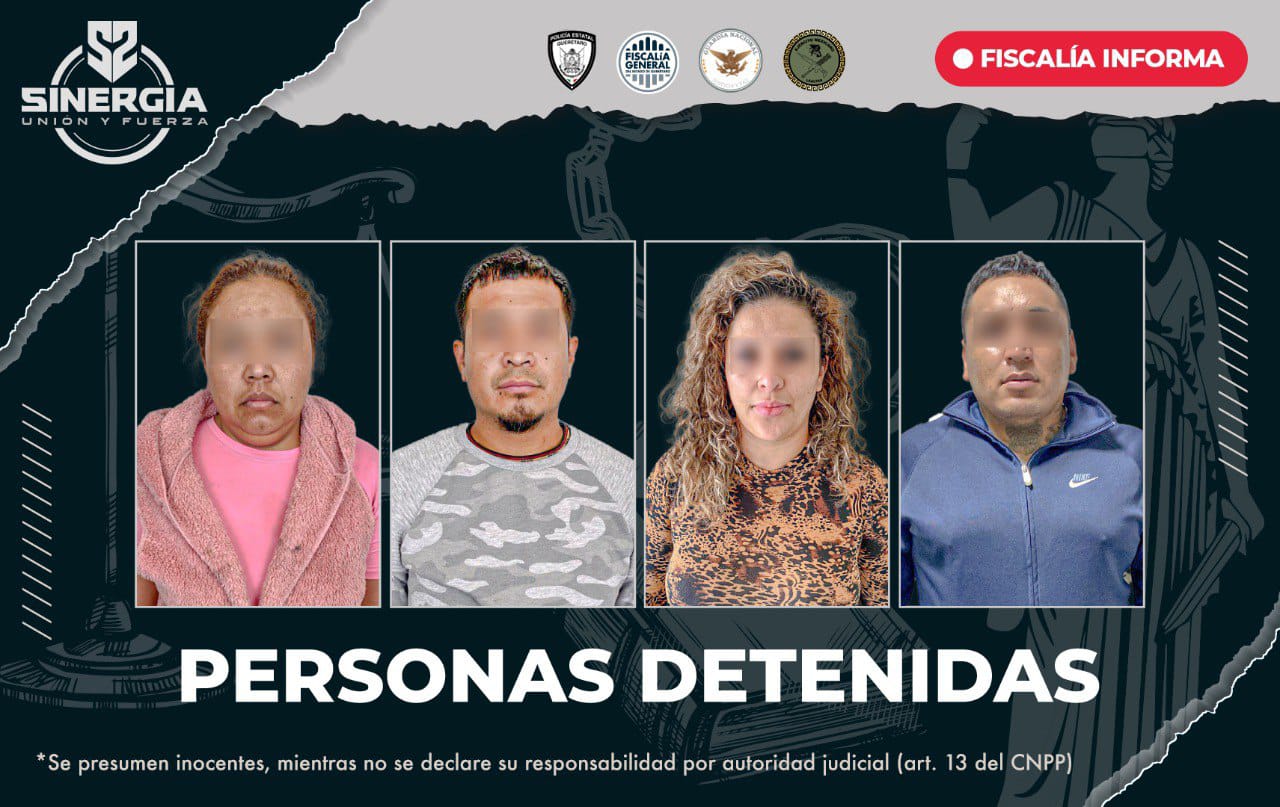 Detiene FGE a 8 personas durante cateos en Sinergia en Pedro Escobedo