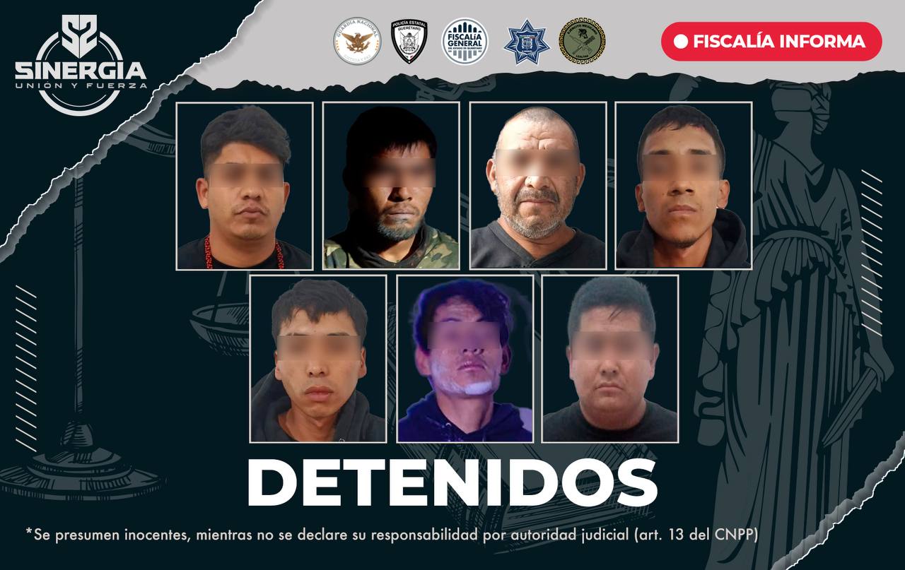 Sinergia cateo 10 domicilios y detuvo a siete personas en la zona Metropolitana!