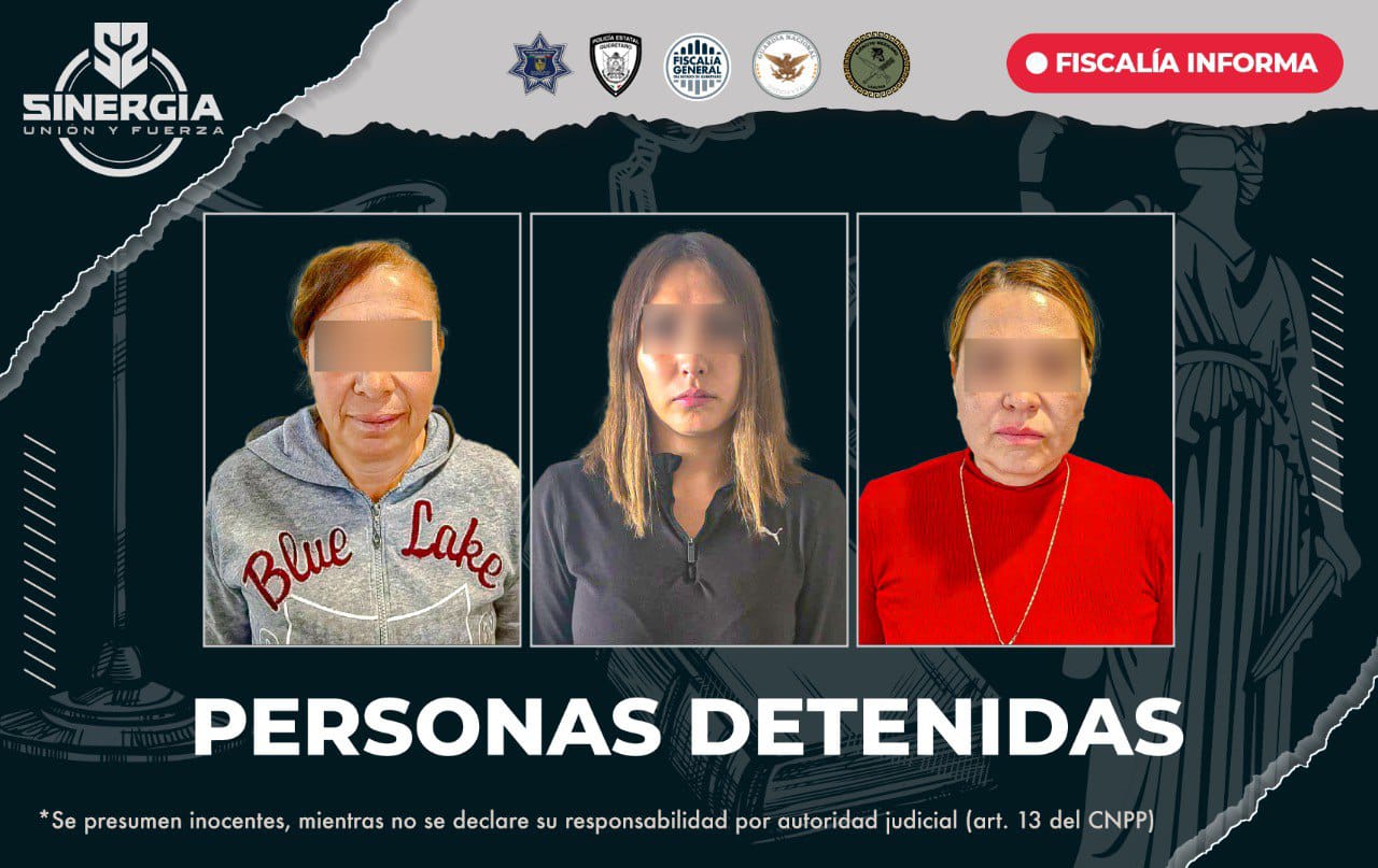 Asegura FGE 9 armas de fuego y detiene a 3 personas durante cateos en Sinergia, en San Juan del Río