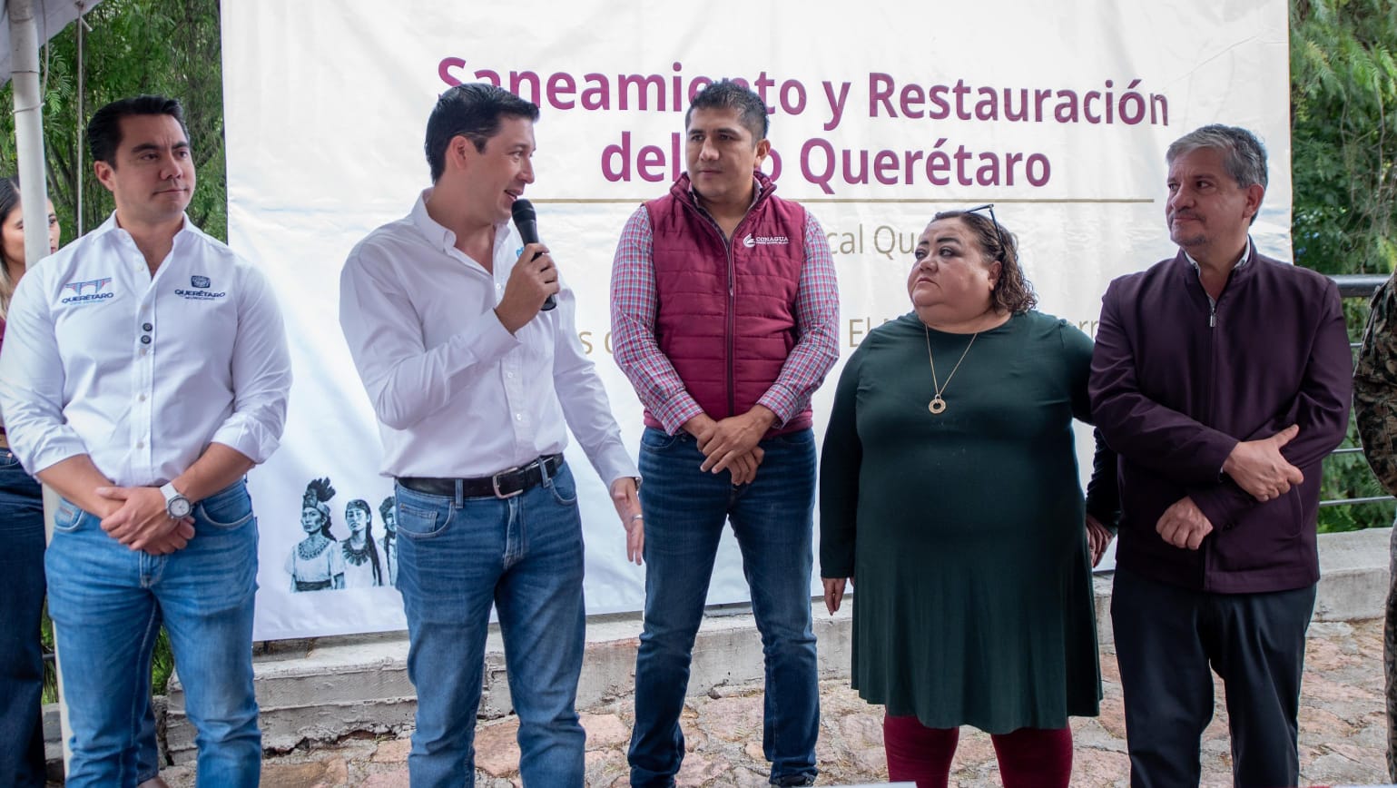 Rodrigo Monsalvo impulsa saneamiento integral del Río Querétaro en coordinación de autoridades federales