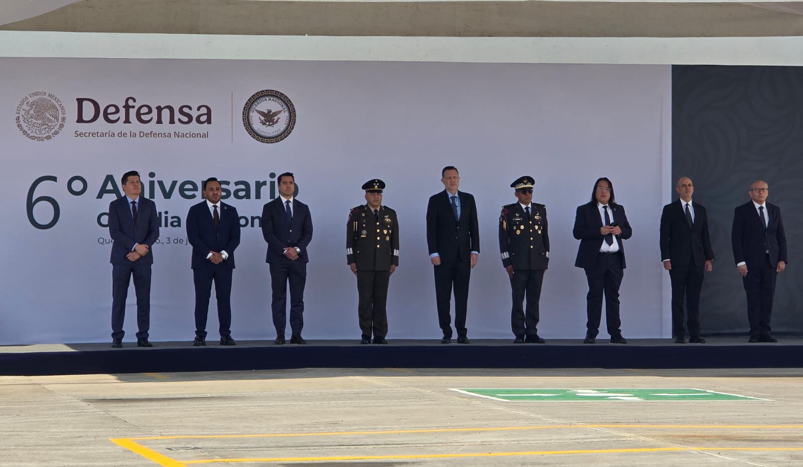 Realizan ceremonia conmemorativa por el 6 Aniversario de la Guardia Nacional!