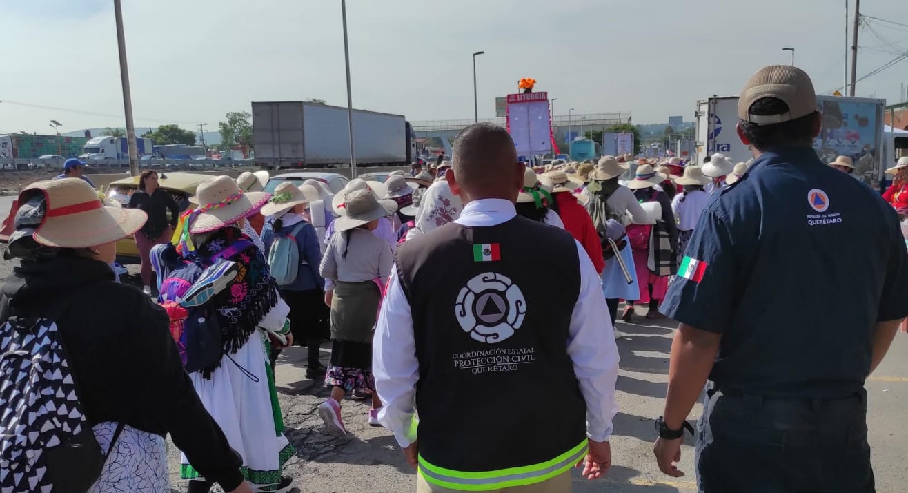 Brinda Protección Civil 630 atenciones leves a peregrinos!
