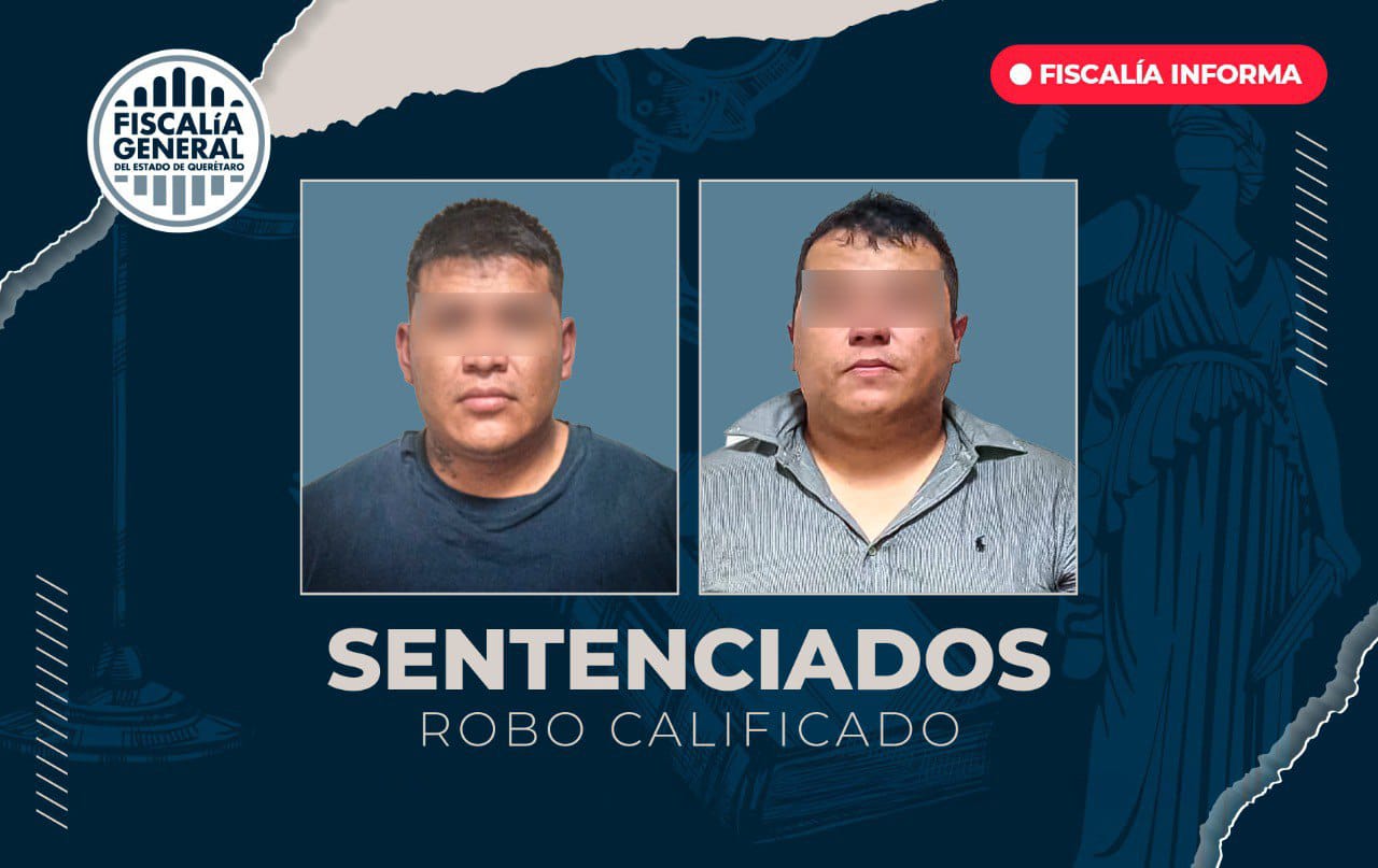 Obtiene FGE sentencia en total de 12 años de prisión por robo en Cadereyta de Montes