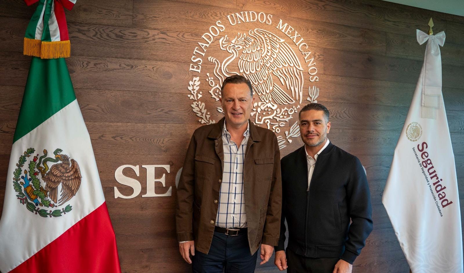 Mauricio Kuri se reunió con el Secretario de Seguridad y Protección Ciudadana Omar García Harfuch!