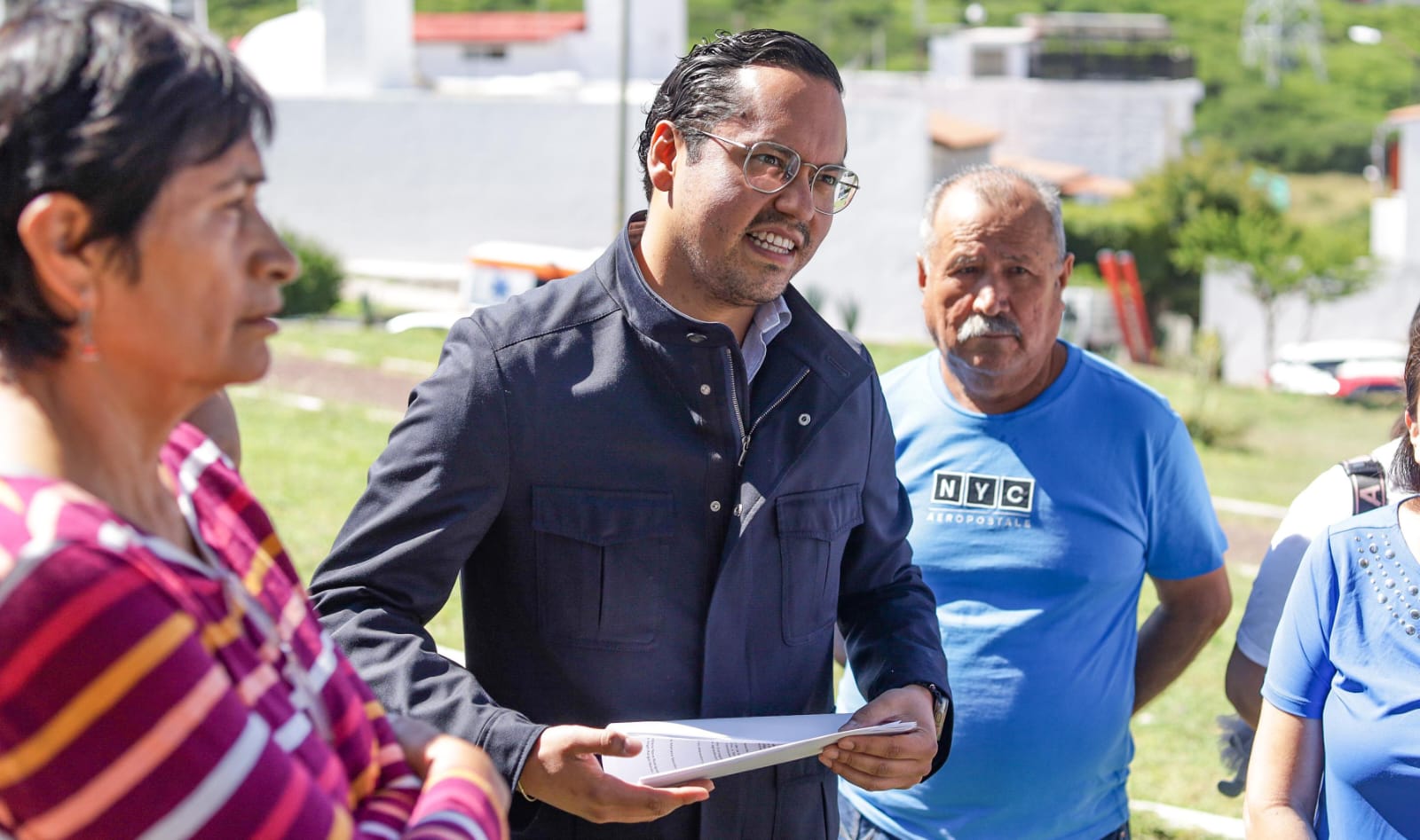 Chepe Guerrero supervisa obras de mejora urbana en Corregidora