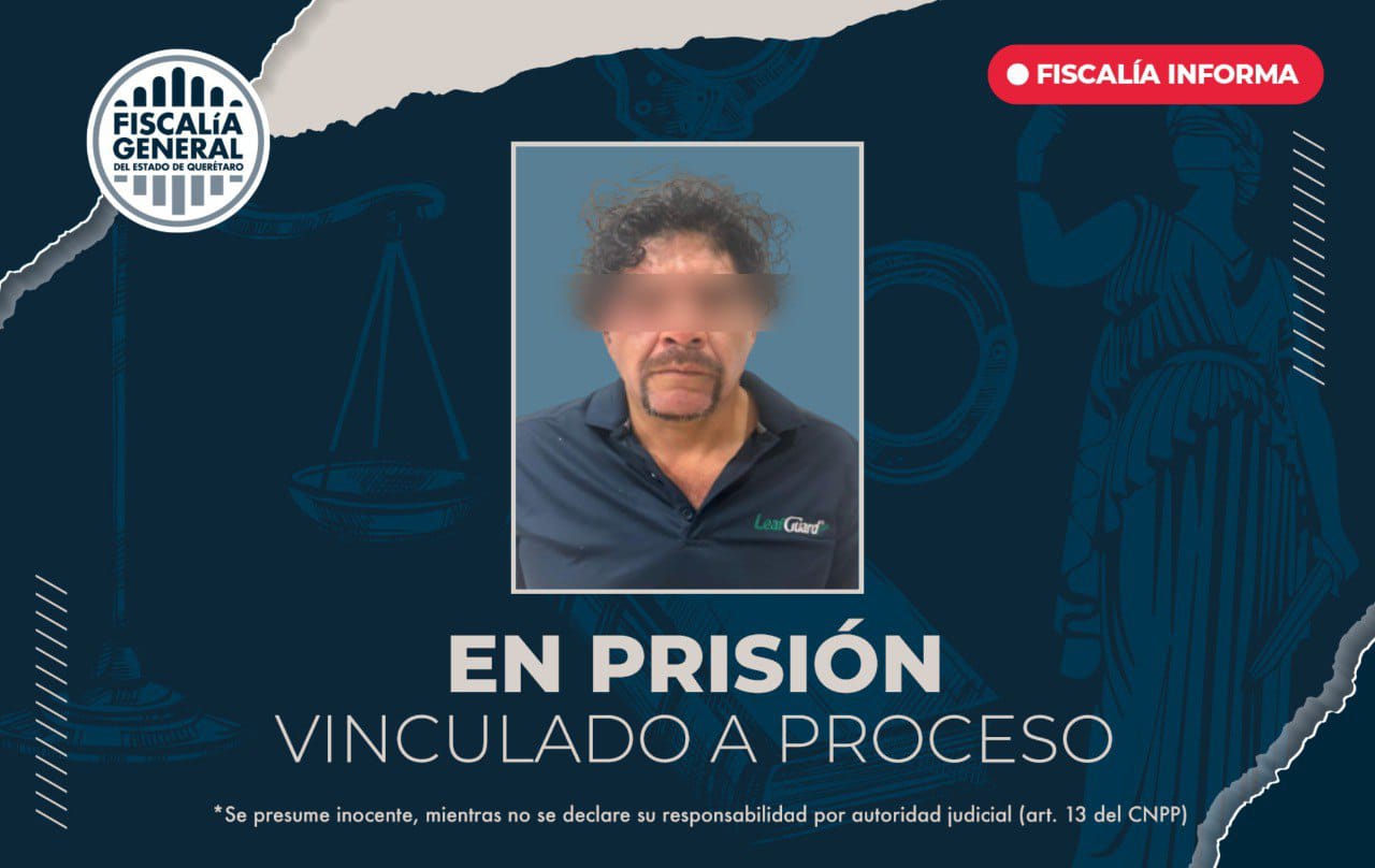 Vinculado a proceso por robo a casa habitación en San Juan del Río
