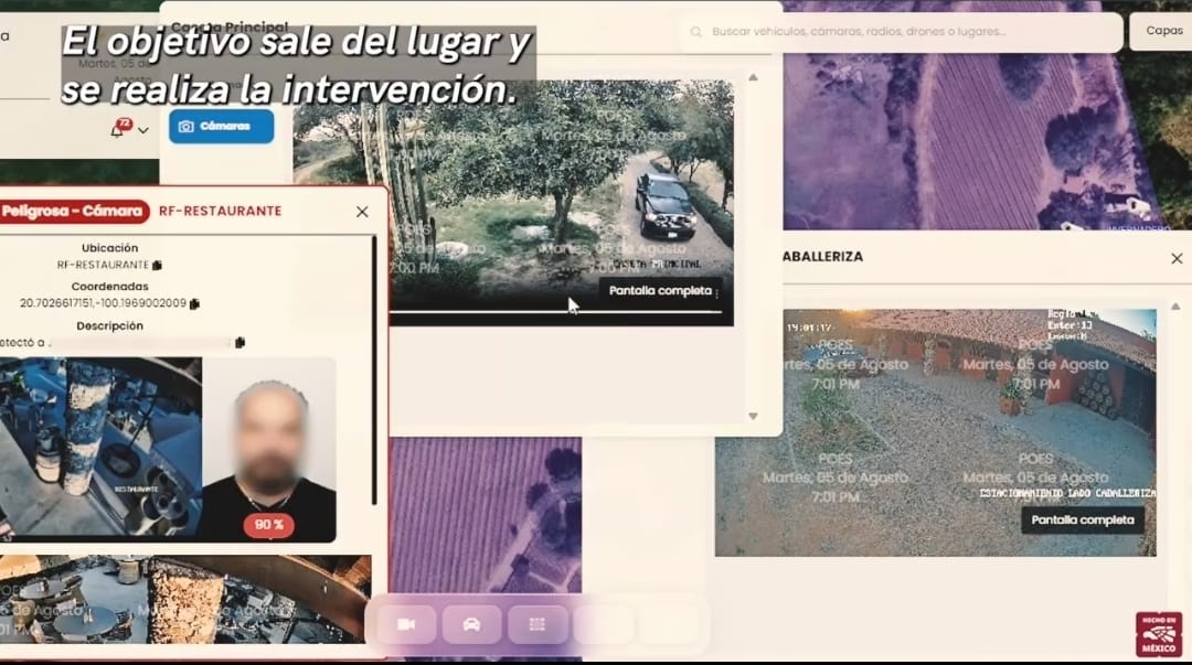 Seguridad reforzada mediante coordinación y tecnología biométrica