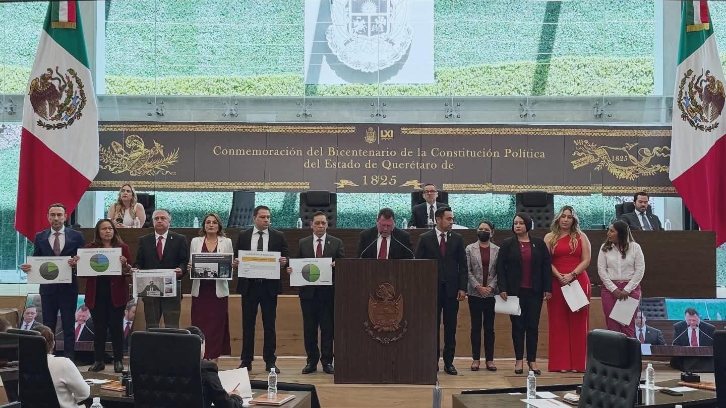 Diputados de la 4T ‘reventaron’ el primer informe de actividades de la LXI Legislatura
