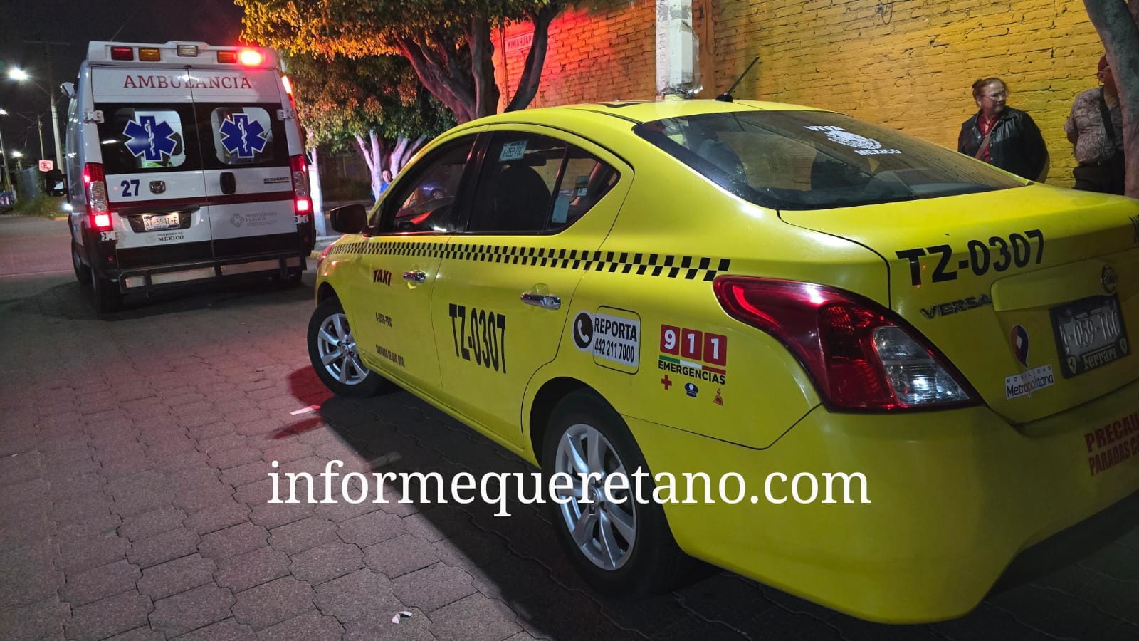 Taxi arrolla a un adolescente en la colonia Vista Alegre!