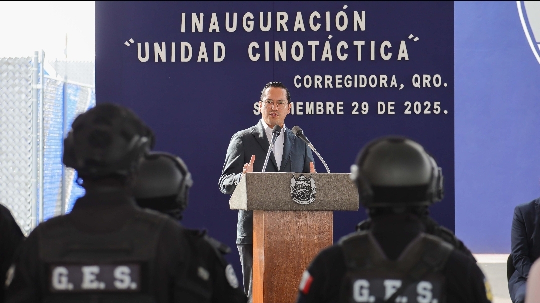 INAUGURAN LA UNIDAD CINOTÁCTICA PARA BINOMIOS DEL GRUPO ESPECIAL DE SEGURIDAD K9 (GES) DE CORREGIDORA